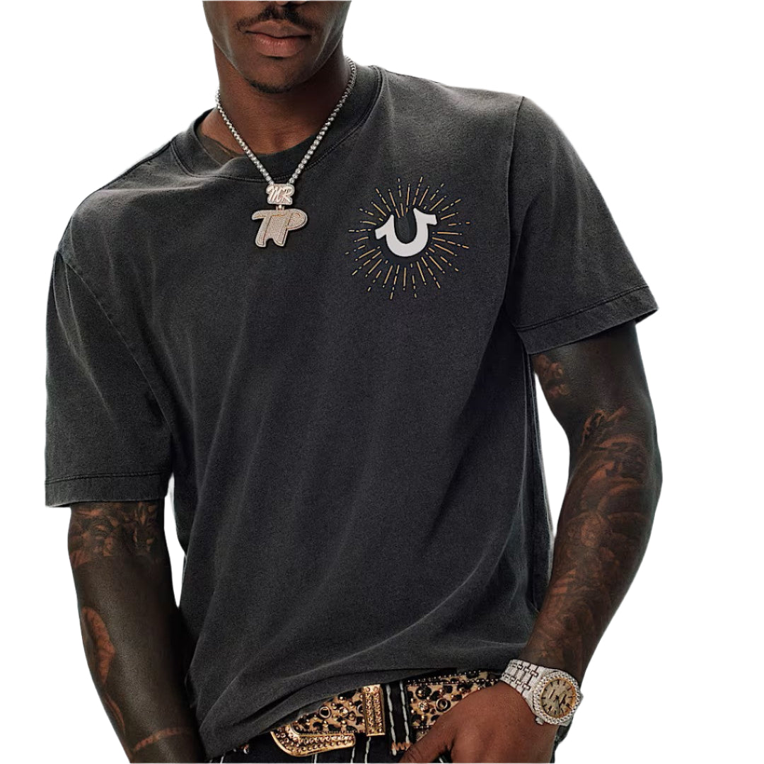 TRUE RELIGION Vintage Shining Crest Tee