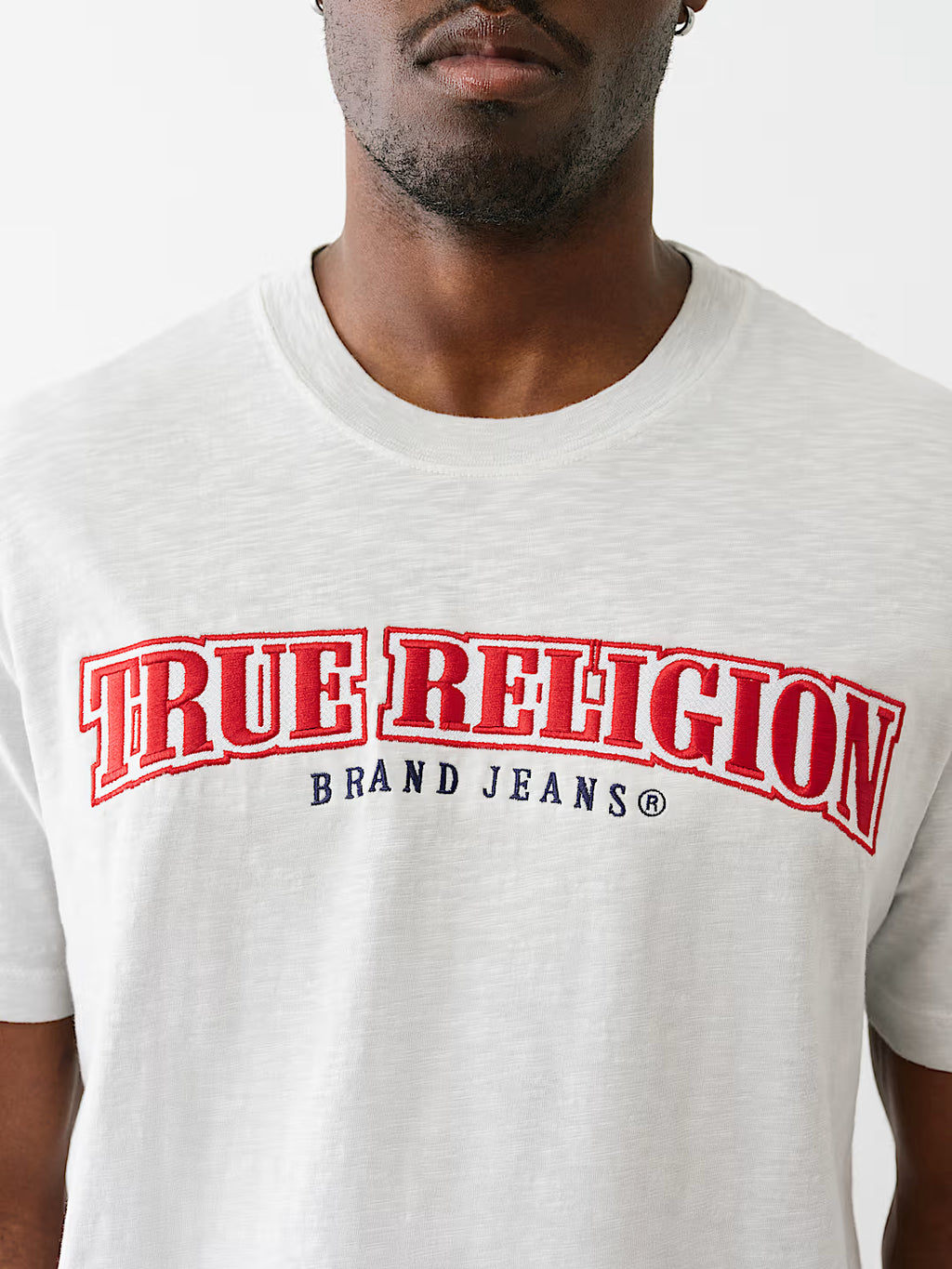 TRUE RELIGION Embroidered Logo Tee