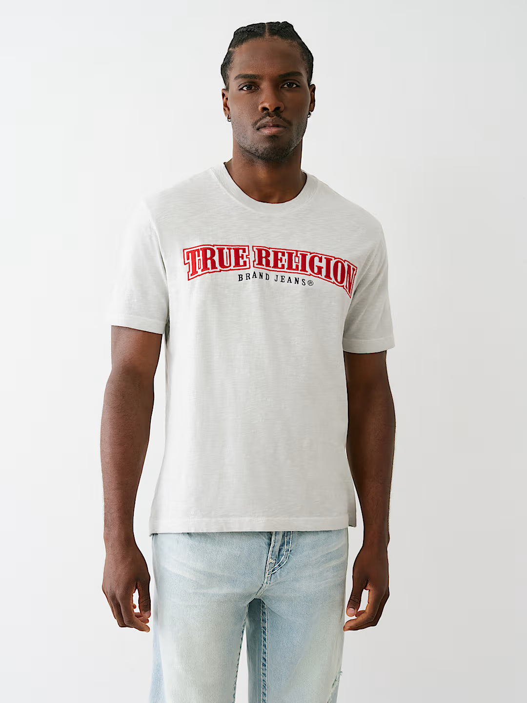 TRUE RELIGION Embroidered Logo Tee