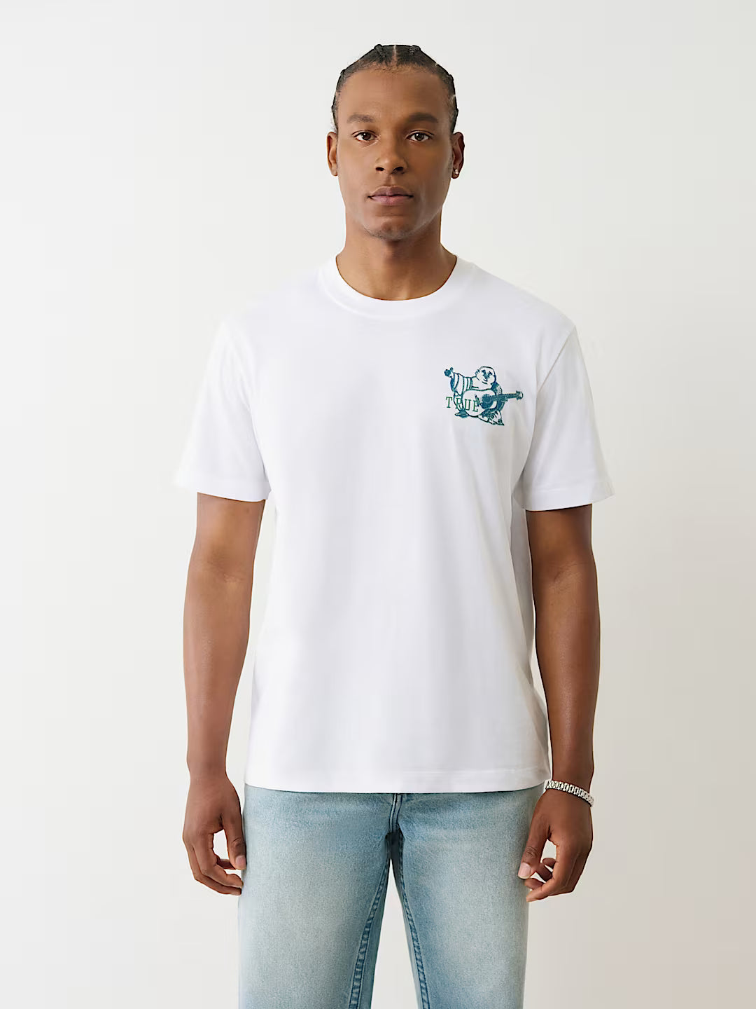 TRUE RELIGION Faded World Tour Logo Tee