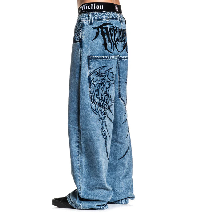 AFFLICTION Tribal & Wings Denim