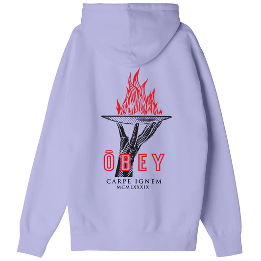 OBEY Seize Fire Box Fit Pullover Hood