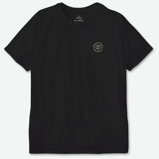BRIXTON Oath V S/S Standard T-Shirt - Black/Olive