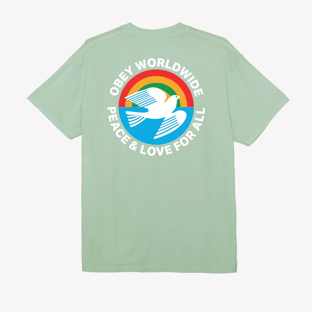 OBEY Peace & Love For All Pigment T-shirt