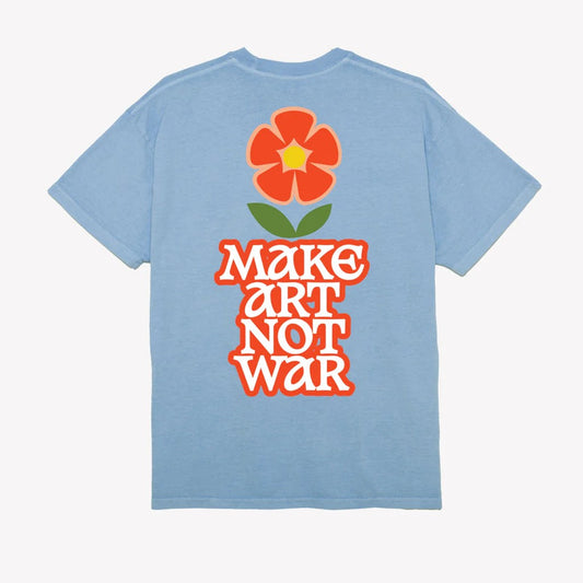OBEY Make Art Not War Flower Pigment T-shirt