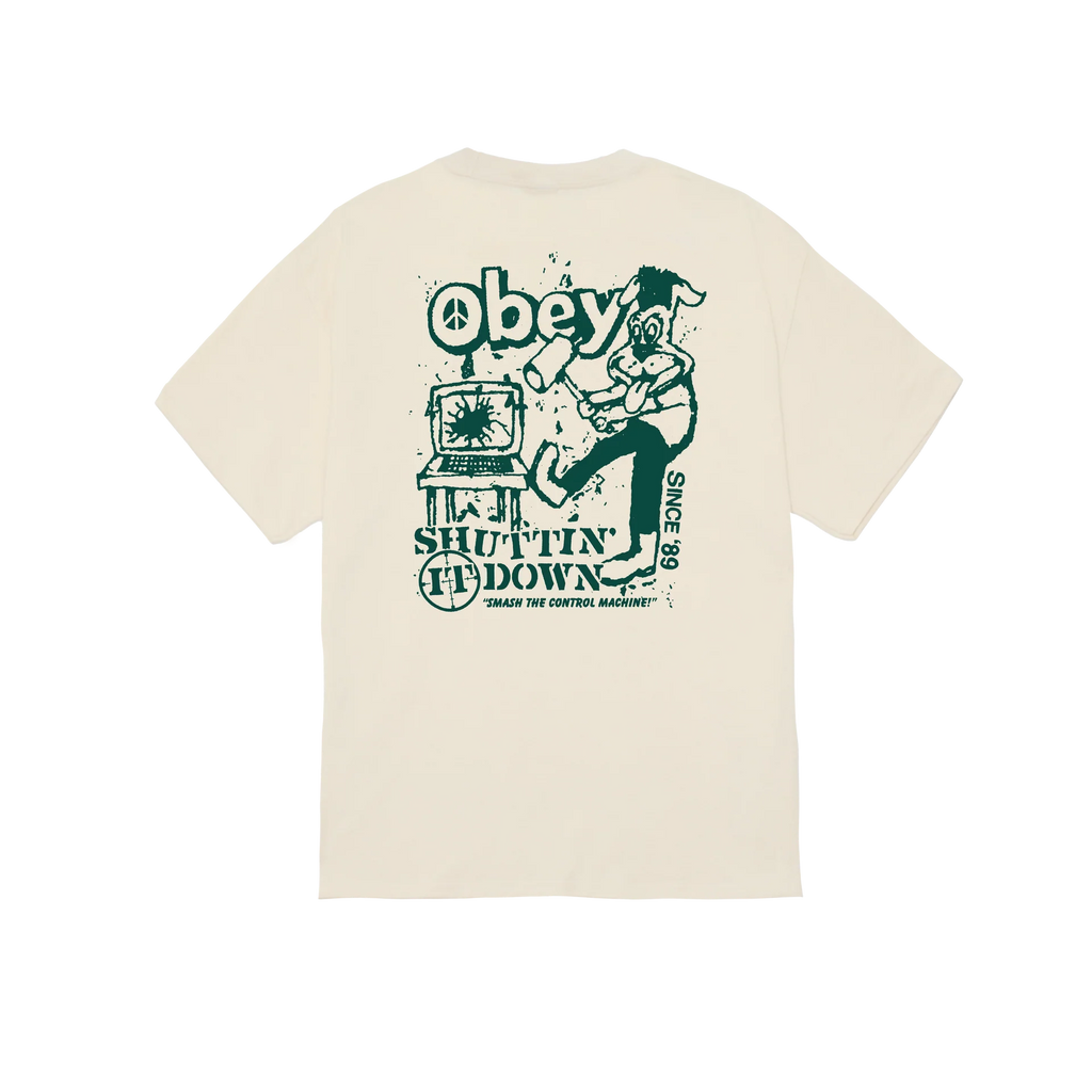 OBEY Smash The Control Machine Classic T-shirt