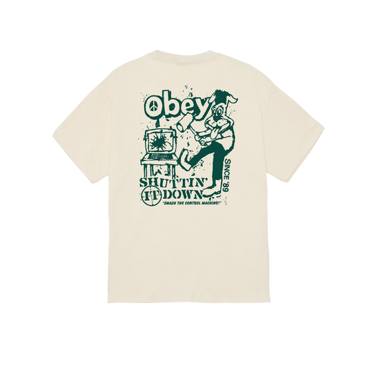 OBEY Smash The Control Machine Classic T-shirt