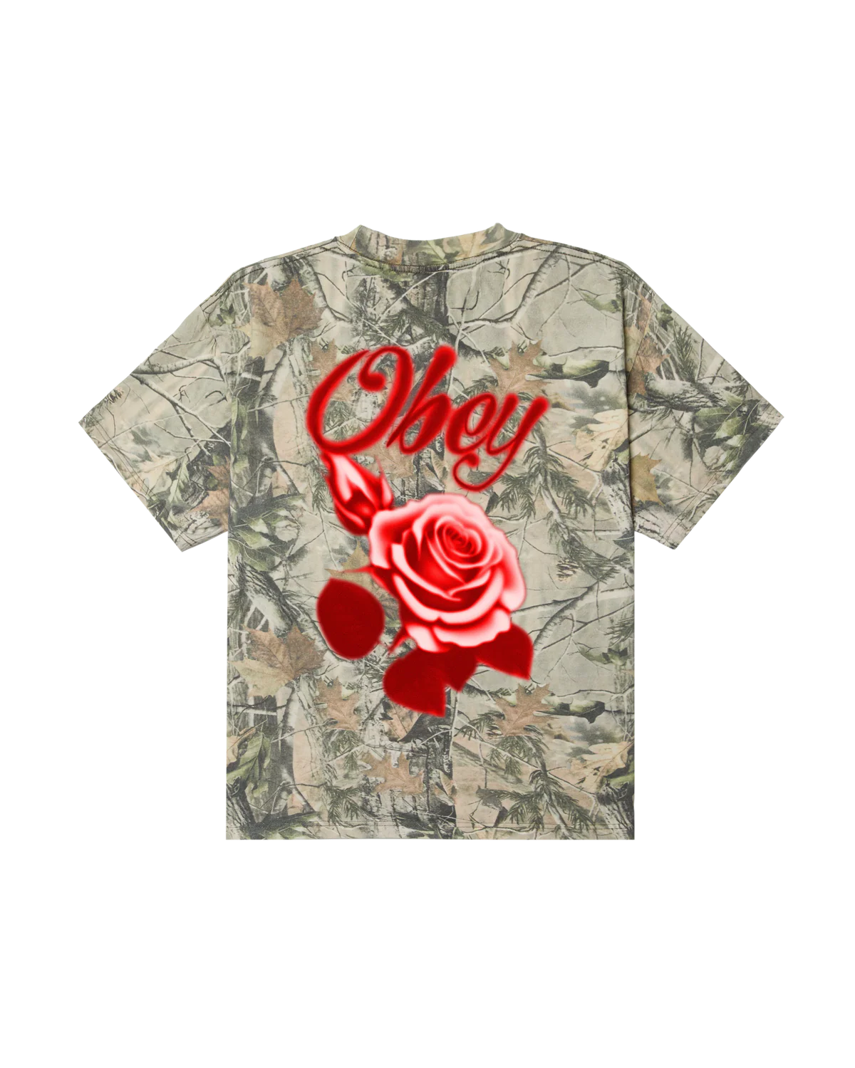 OBEY Airbrushed Rose Heavyweight T-shirt