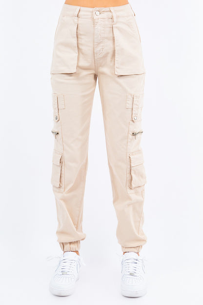 Cargo Pocket Slim Jogger Pants