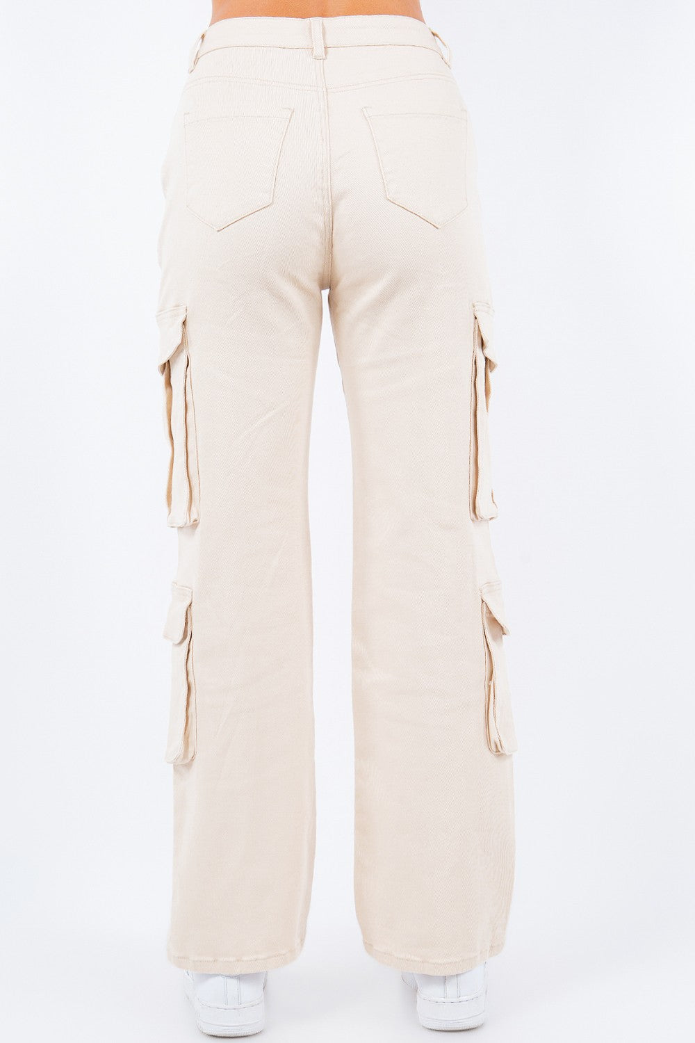 High Waist Multi Pockets Cargo Pants