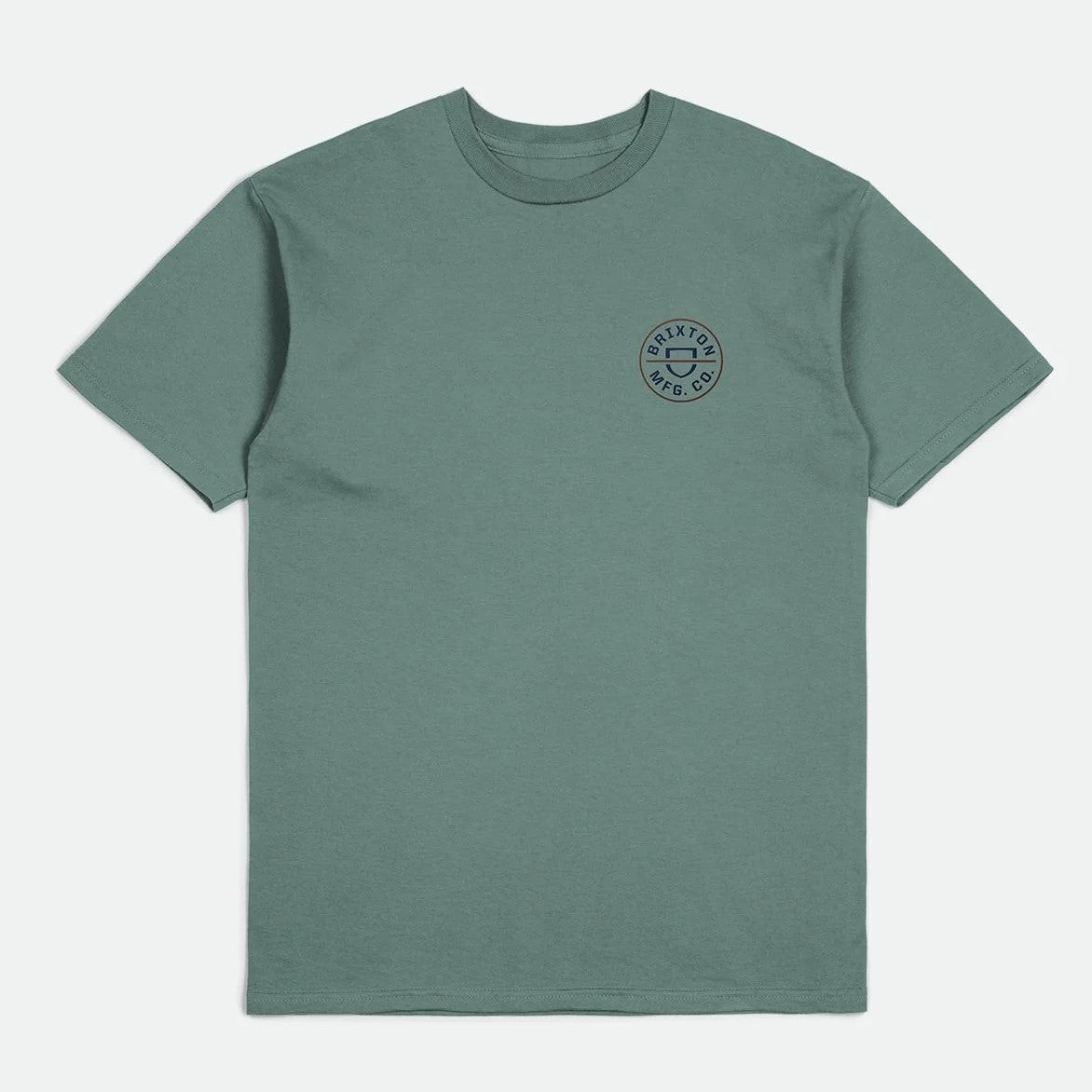 BRIXTON Crest II S/S Standard Tee - Sage