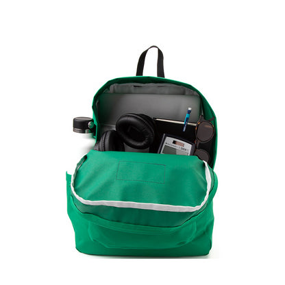 JANSPORTS SUPERBREAK PLUS BACKPACK - KELLY GREEN