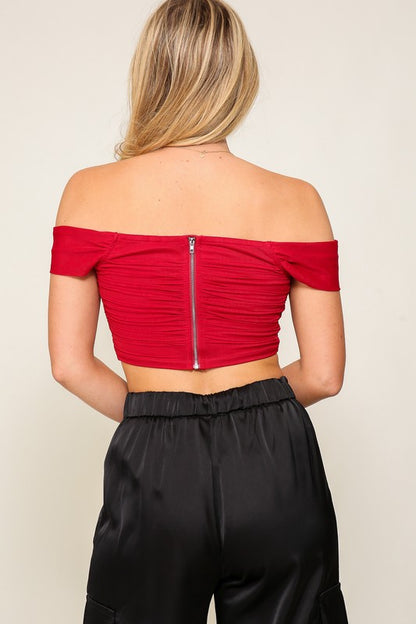 Corset Mesh Top