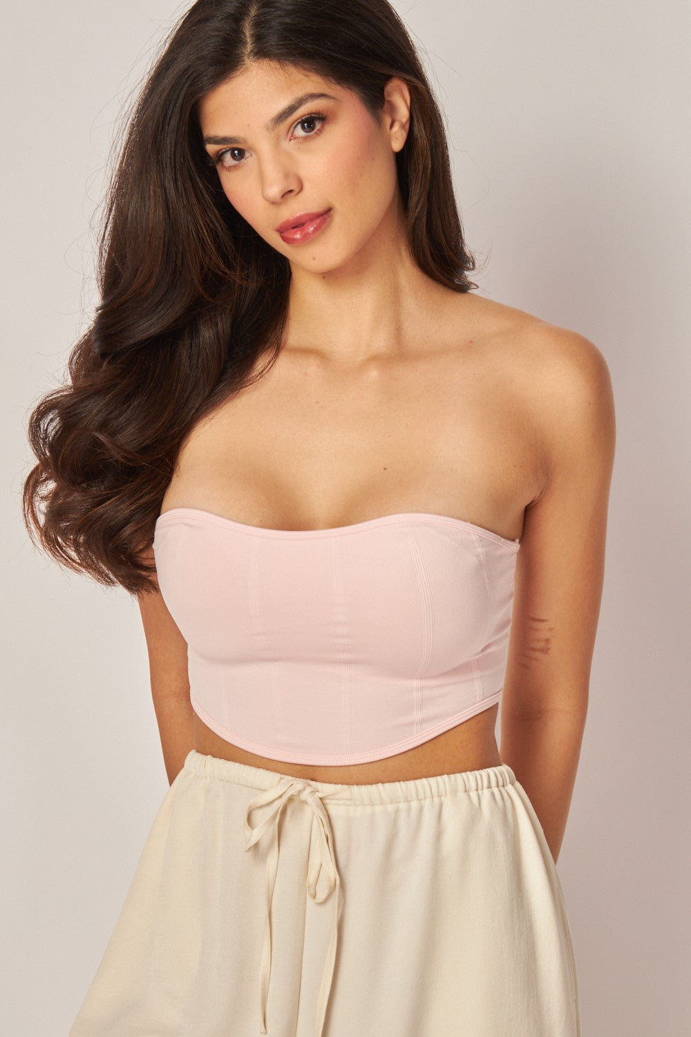 Seamless Textured Padded Bandeau