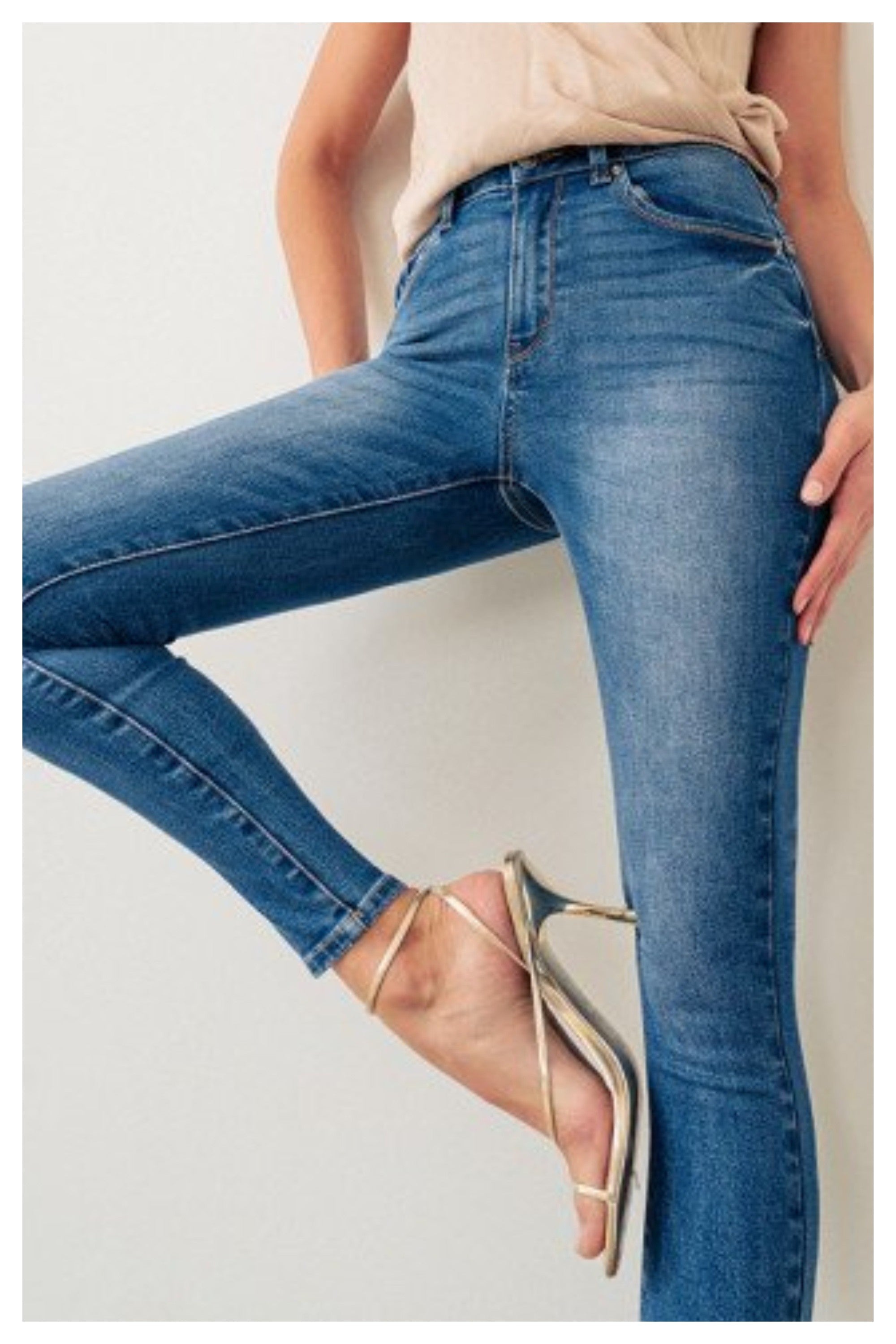 Repreve High-rise Push-up Skinny