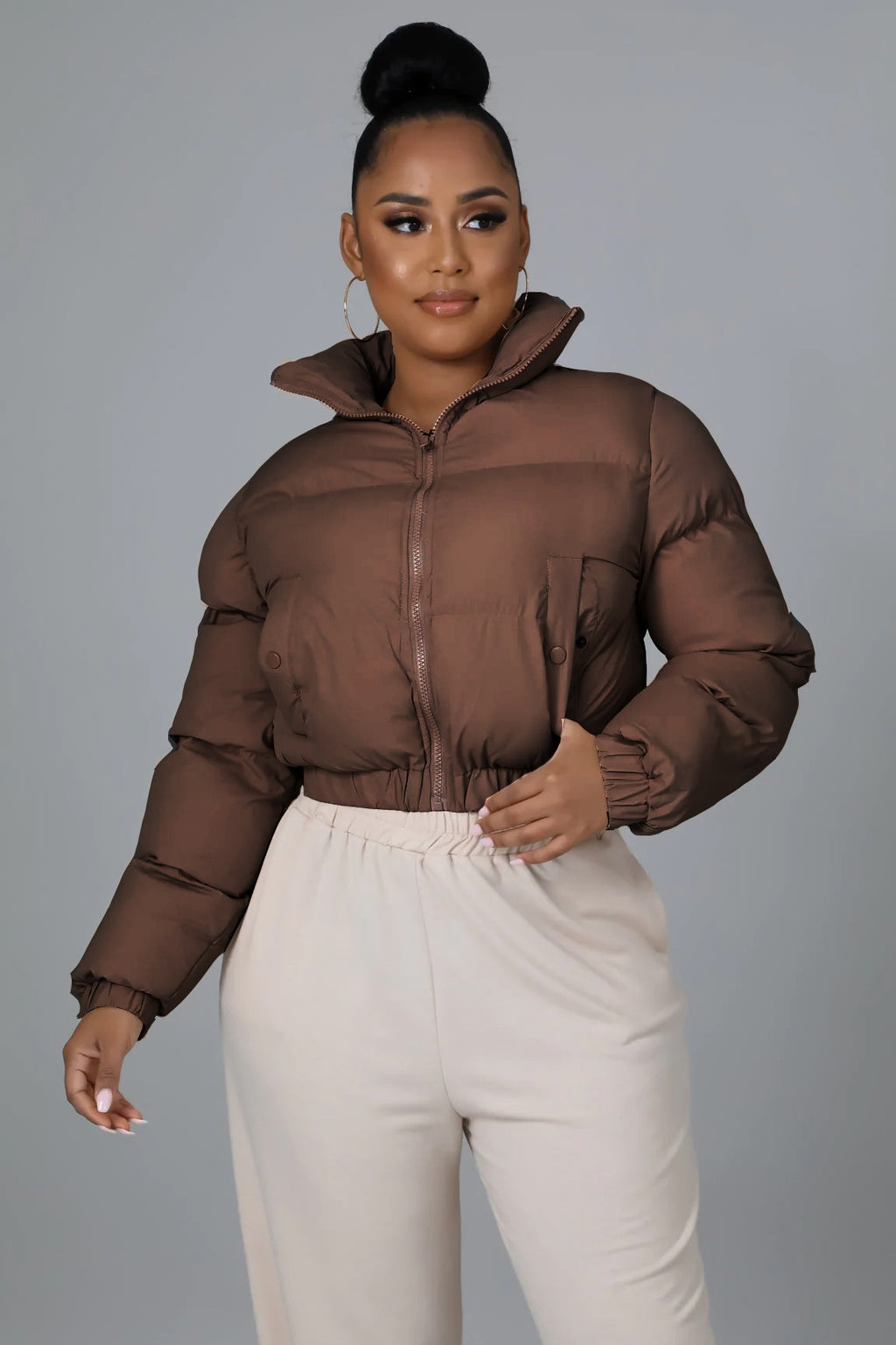 Padded Short Puffer Jacket