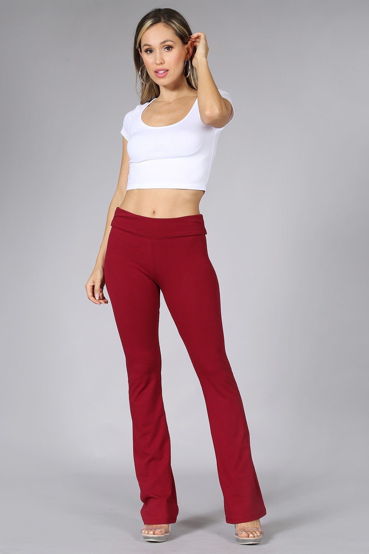 Women Flare Leggings Yoga Pants