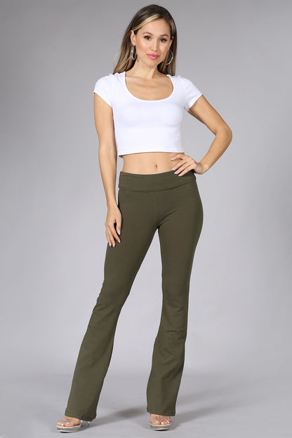 Women Flare Leggings Yoga Pants