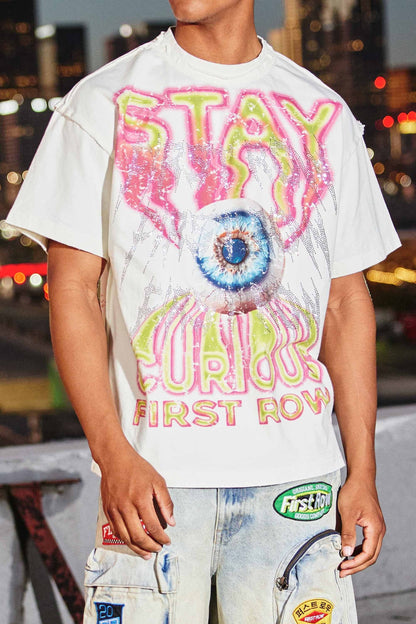 FIRST ROW Stay Curious Eyeball Tee