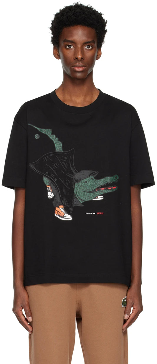 LACOSTE x NETFLIX: Lupin Men Graphic T-Shirt