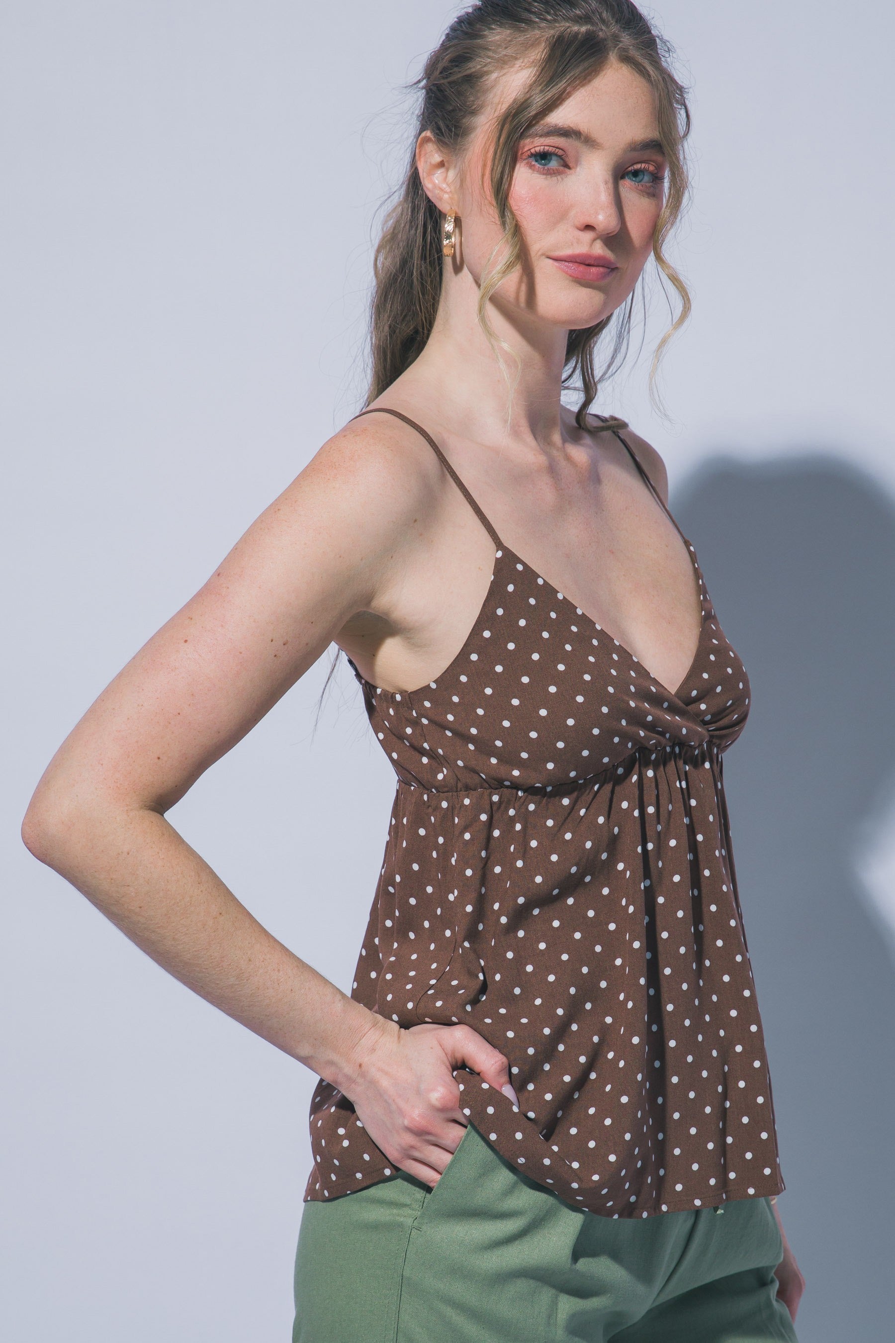 Polka Dot Cami Top