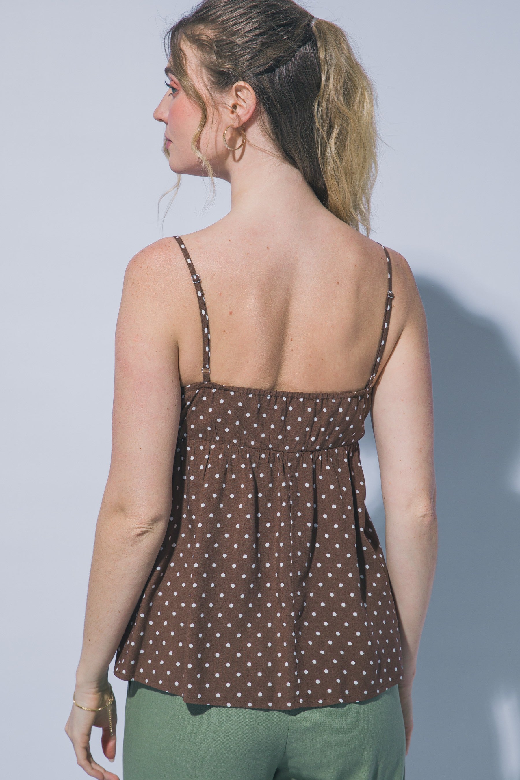 Polka Dot Cami Top