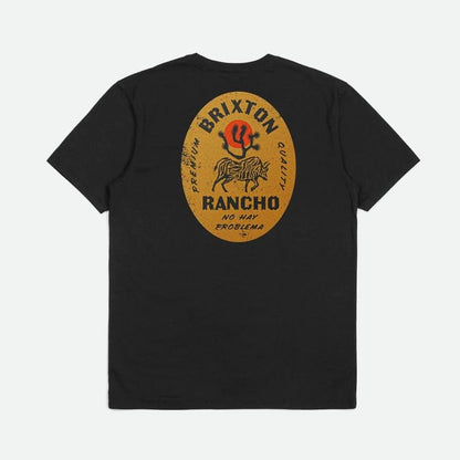 BRIXTON Rancho Tailored T-shirt - Black