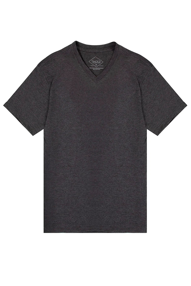 Heavyweight V-Neck Plain Athletic Fit T-Shirt