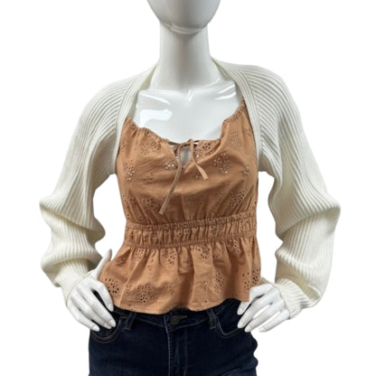 Women Long Sleeve Knit Bolero