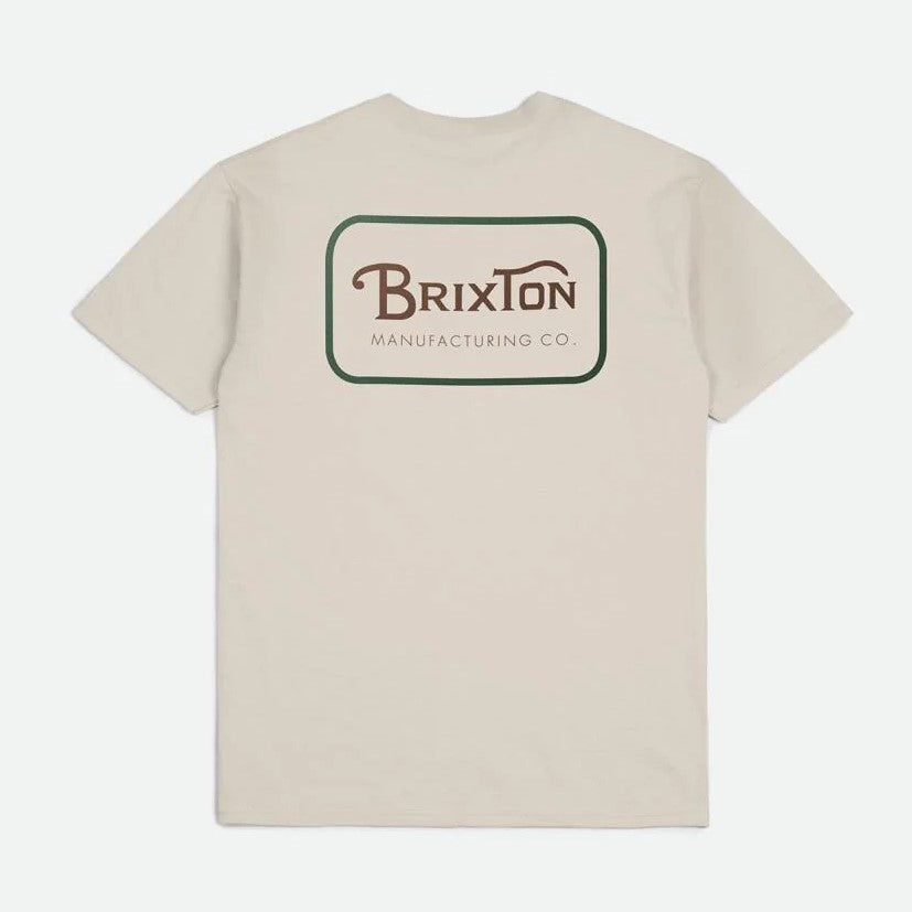 BRIXTON Grade S/S Standard Tee - Cream