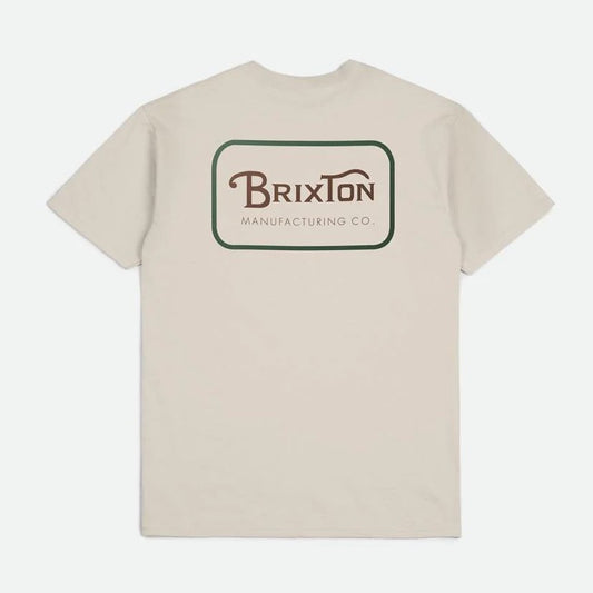 BRIXTON Grade S/S Standard Tee - Cream