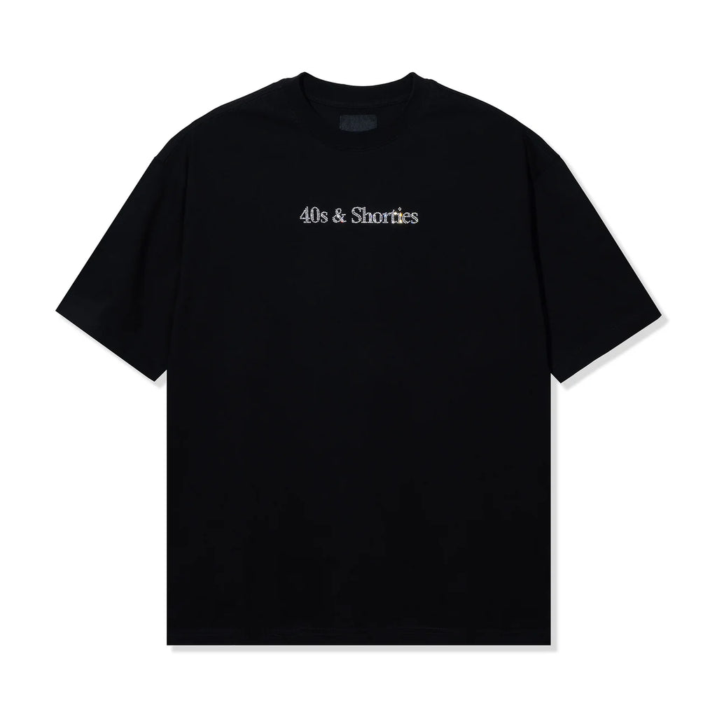 40s & Shorties Text Logo Rhinestone Tee