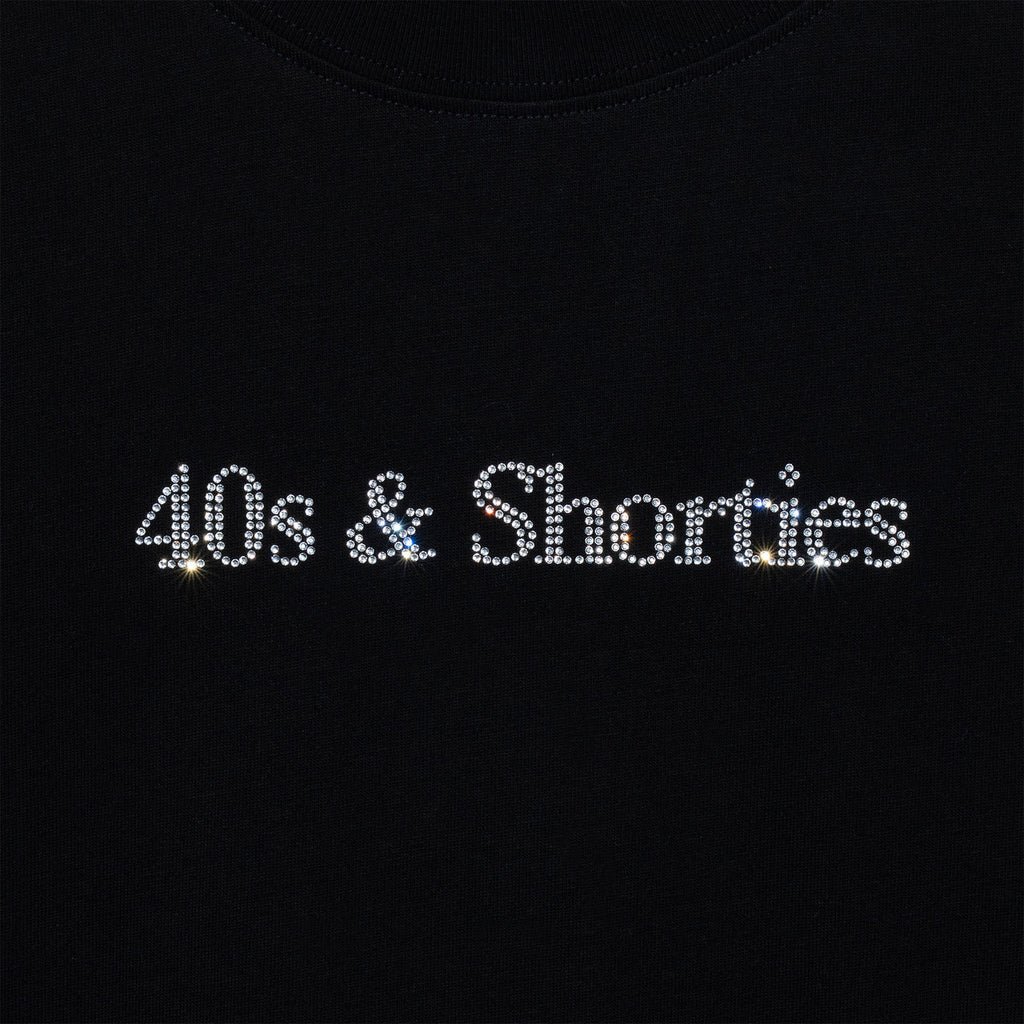 40s & Shorties Text Logo Rhinestone Tee