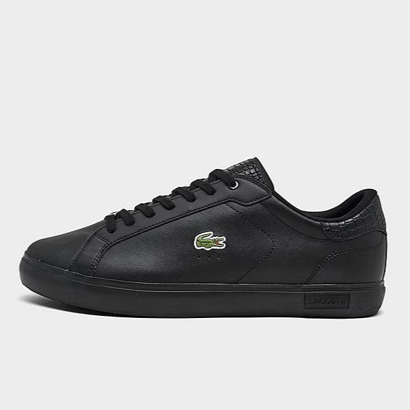 Basket noir lacoste homme best sale