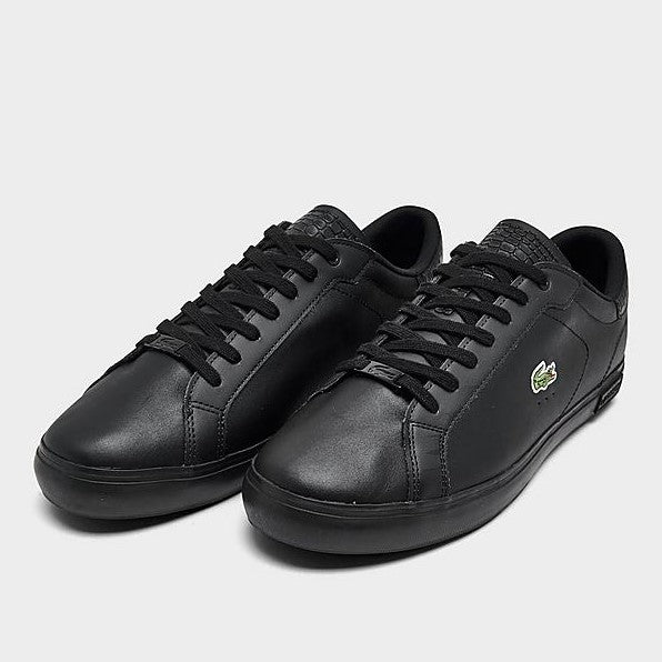 Lacoste Men's Powercourt Leather Sneakers - Black