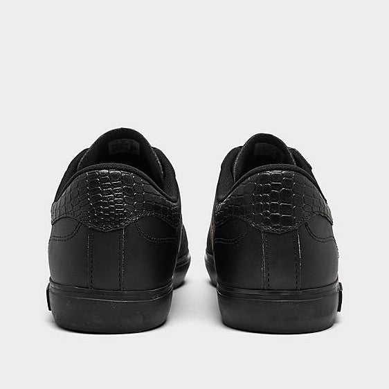 LACOSTE Men's Powercourt Leather Sneakers - Black/Black