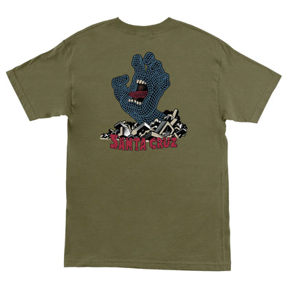 SANTA CRUZ Kendall Grid Hand T-Shirt