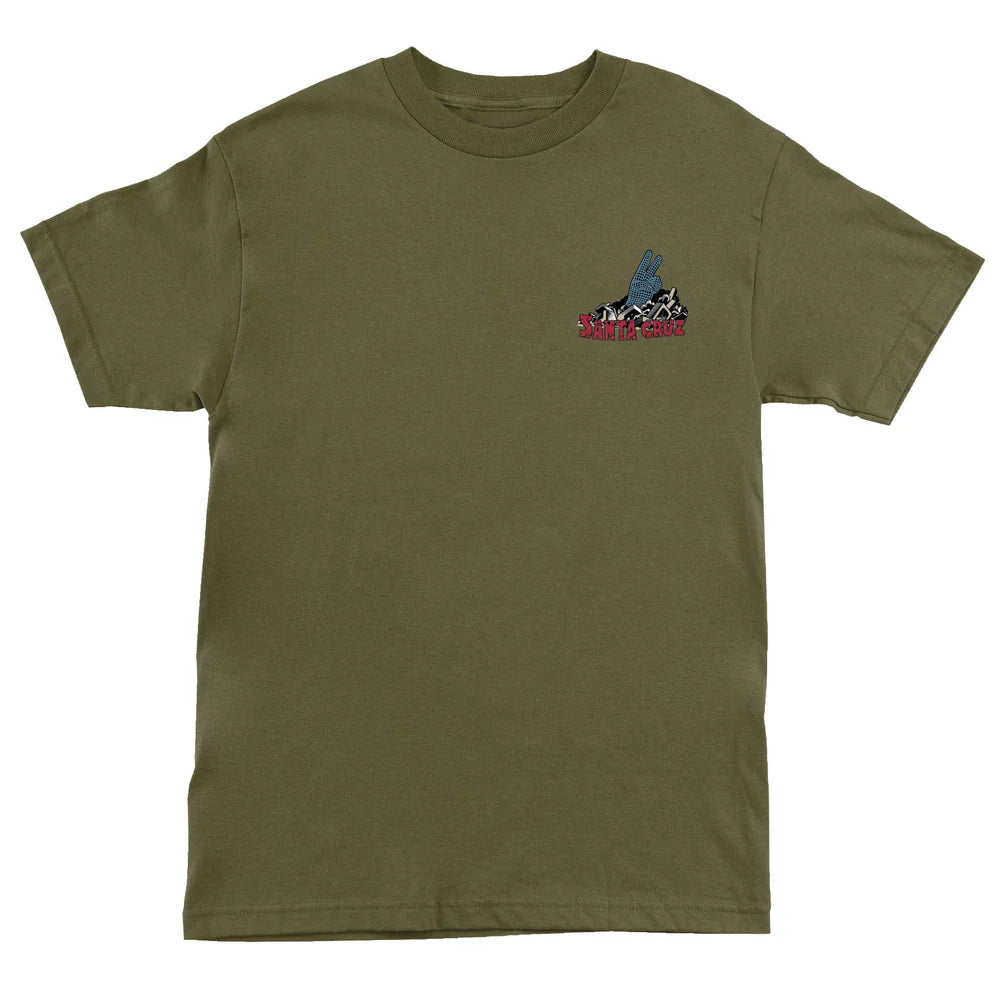 SANTA CRUZ Kendall Grid Hand T-Shirt