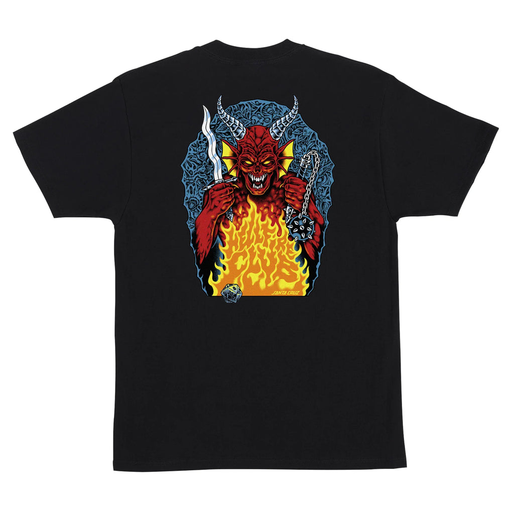 SANTA CRUZ Stranger Things Hellfire Pit T-Shirt
