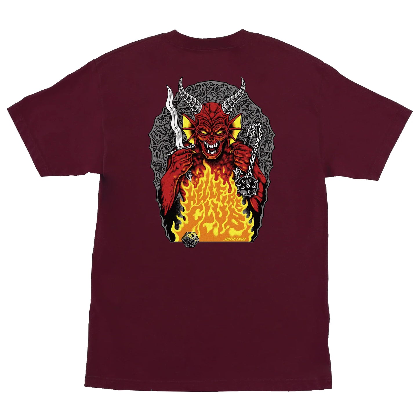 SANTA CRUZ Stranger Things Hellfire Pit T-Shirt