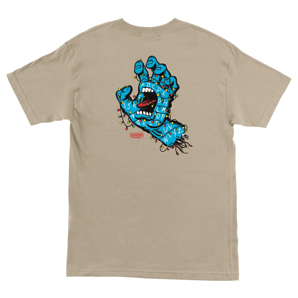 SANTA CRUZ Stranger Things Screaming Lights T-Shirt