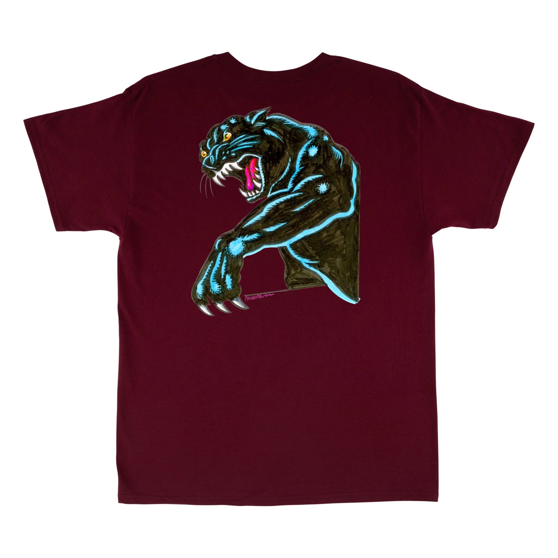 SANTA CRUZ Natas Sketch Panther T-shirt