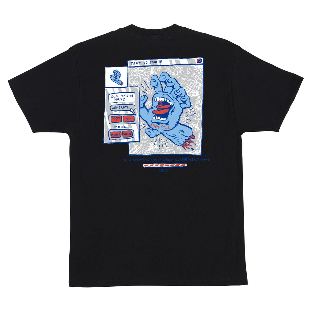SANTA CRUZ Artificial Hand S/S Heavyweight T