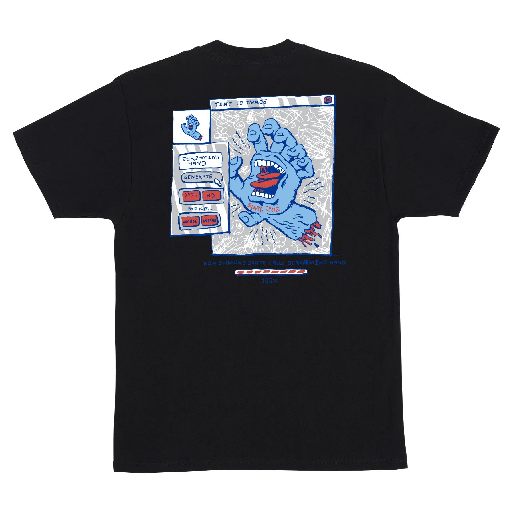 SANTA CRUZ Artificial Hand S/S Heavyweight T