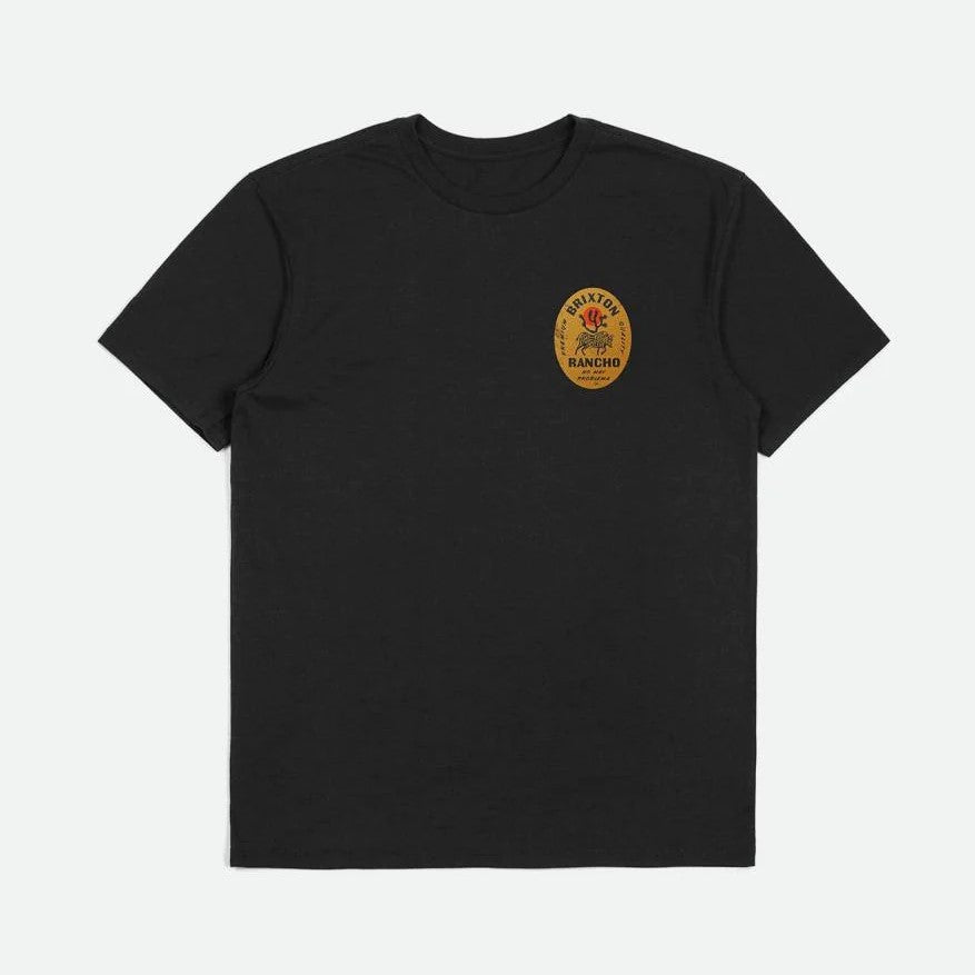 BRIXTON Rancho Tailored T-shirt - Black