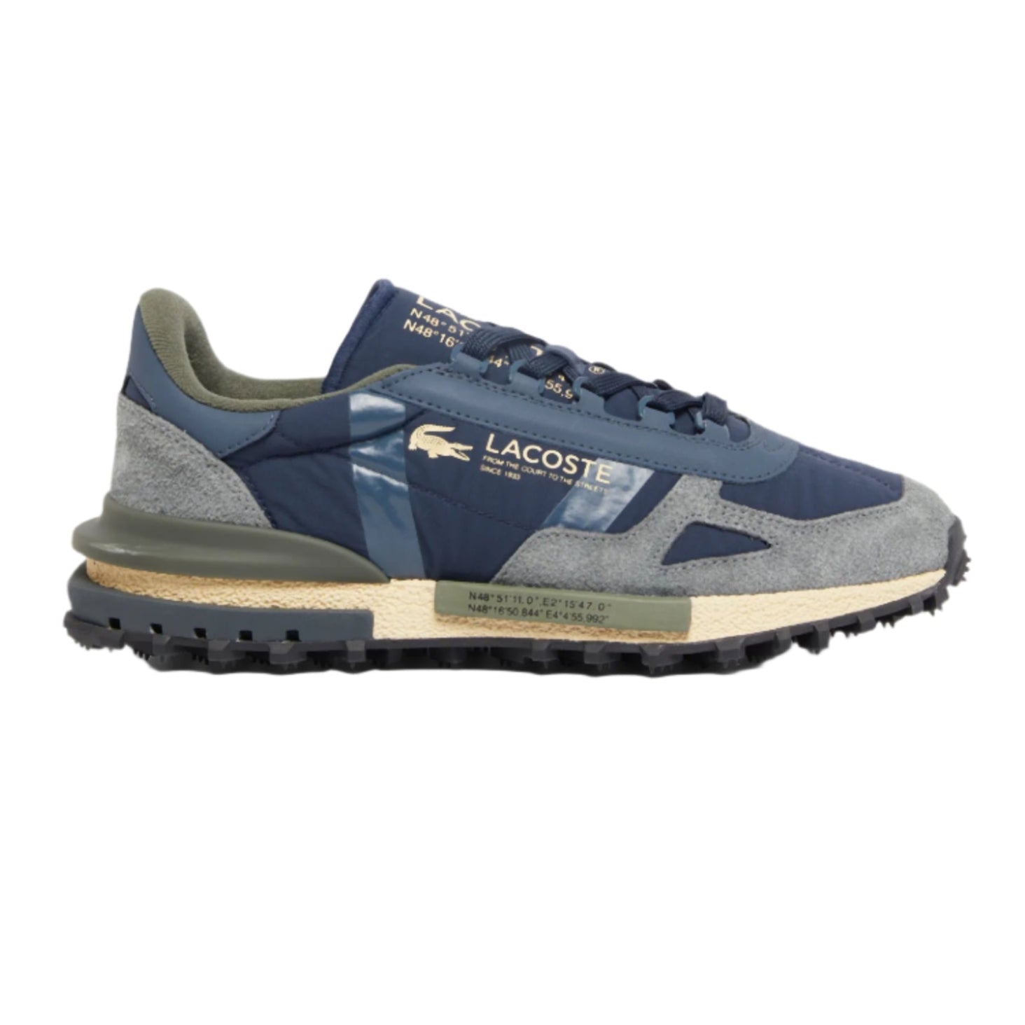 LACOSTE Men's Elite Active Sneakers - Navy