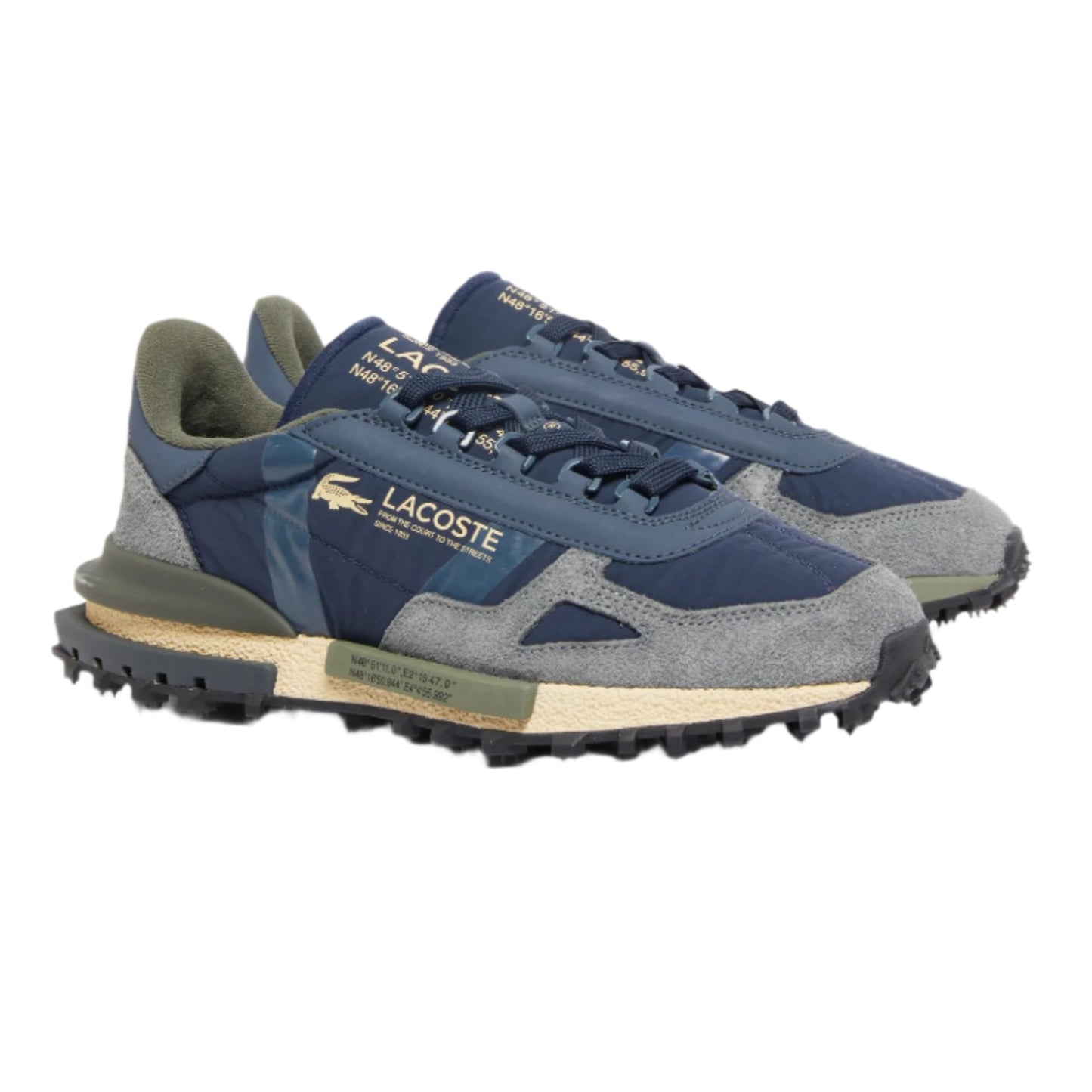 LACOSTE Men's Elite Active Sneakers - Navy