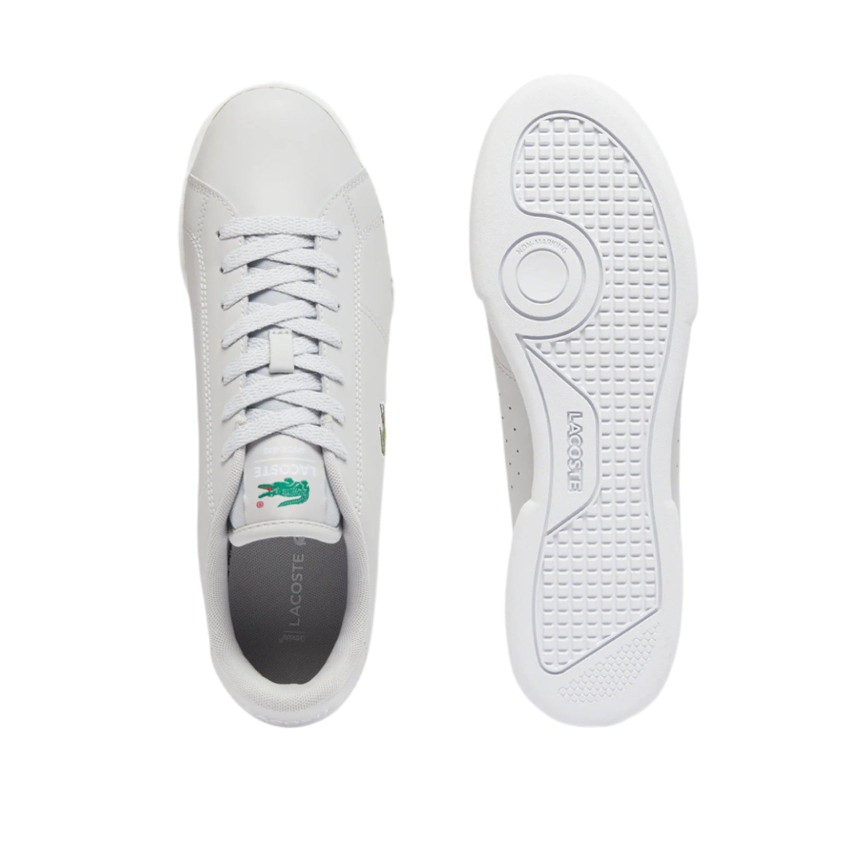 LACOSTE Men's Carnaby Cup Leather Sneakers - Grey