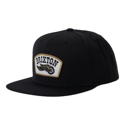 BRIXTON Roller Snapback Hat - Black