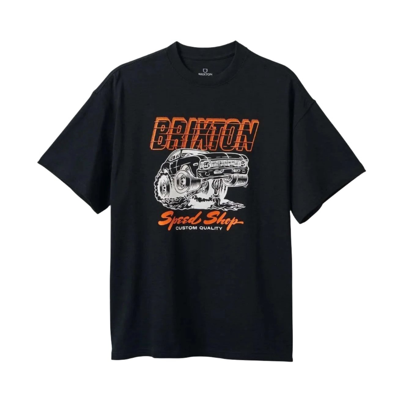 BRIXTON Smokey Heavyweight Relaxed Graphic T-Shirt - Black